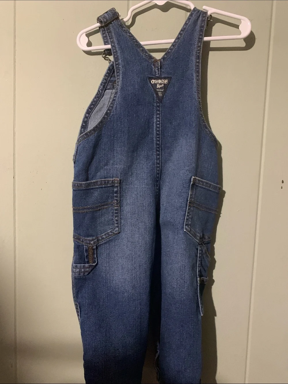 OshKosh B'gosh Blue Denim Relaxed Jeans Overalls